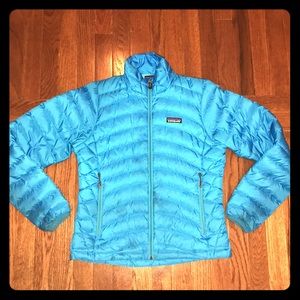 Light Blue Patagonia Down Parka Size XS